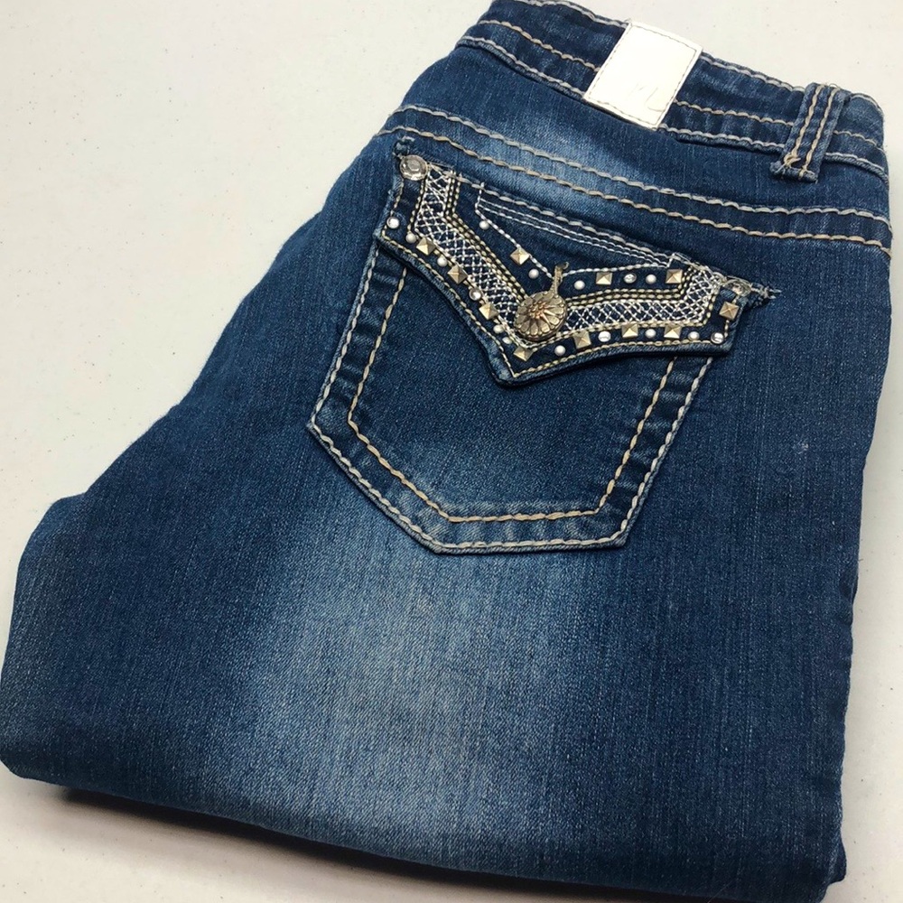 LIKE NEW MAURICES FACTORY DENIM CAPRI 26x22 💎